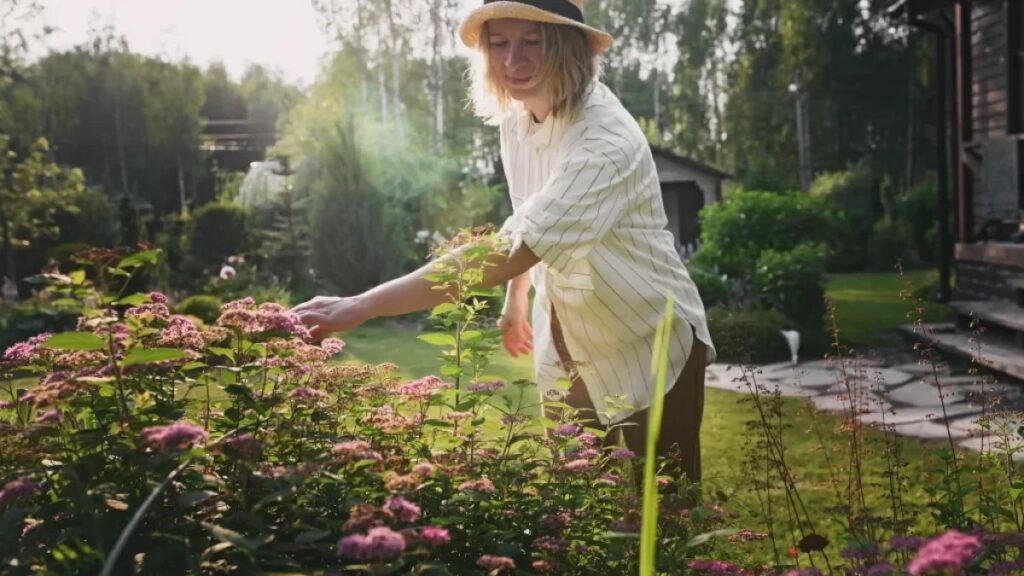 Bobkovišeň lékařská jako živý plot v české zahradě